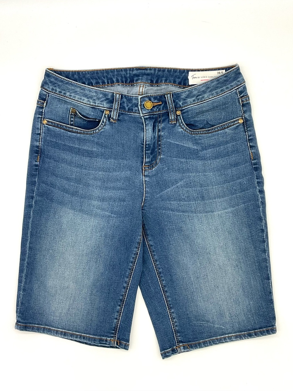 Two by Vince Camuto Denim Bermuda Shorts Size 6
